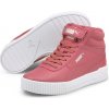 Puma dievčenské členkové topánky Carina Mid FUR JR 4 ružová