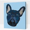 Vymalujsisam.sk Maľovanie podľa čísiel - Francúzsky buldoček 4 Veľkosť: 40x50cm, Rám: Na kartónovej doske