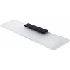 Nimco Maya čierna Polica do kúpeľne a sprchy 50 cm – kov sklo MAC-29091B-50-90