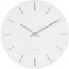 Karlsson 5821WH Dizajnové nástenné hodiny, pr. 30 cm