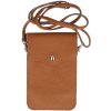 Mondo Italia Kožené púzdro na mobil MI895 koňakové Made in Italy Koňak