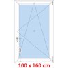 Soft Plastové okno 100x160 cm, otváravé a sklopné