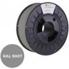 C-TECH Tisková struna (filament) PREMIUM LINE, PETG, šedý hliník, RAL9007, 1,75mm, 1kg