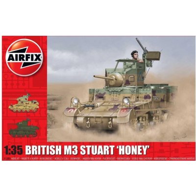 AIRFIX Classic Kit tank A1358 - M3 Stuart, Honey (British Version) (1:35)