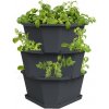 Gusta Garden Samozavlažovací 3-vrstvový kvetináč GG-100351