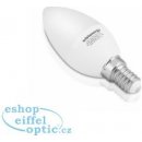 Whitenergy LED žiarovka SMD2835 C37 E14 7W teplá biela