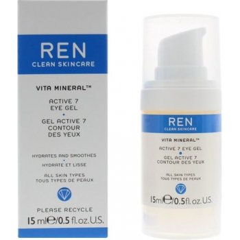 Ren Clean Skincare Vita Mineral Active 7 očný gél 15 ml