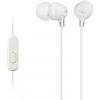 SONY sluchátka MDR-EX15AP, handsfree, biele MDREX15APW.CE7