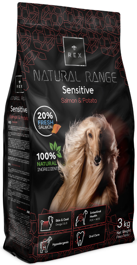 Rex Natural Range Sensitive Salmon & Potato 3 kg