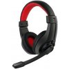 Slúchadlá GEMBIRD GHS-U-5.1-01, gaming, 5.1 surround, černo-červená, USB, mikrofón