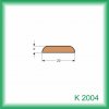 KODREFA Plochá krycia lišta 20 x 04 mm, smrek K2004 /2 m/ – cena za ks