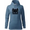 Paramedic - Mikina dámská Cape s kapucí - XL ( Denim )