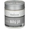 Saloos Bio 100% francúzsky biely íl maska na telo a tvár pri psoriáze, ekzémoch, znižuje tvorbu kožného mazu 100 g