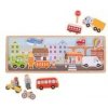 Bigjigs Toys Magnetické puzzle město