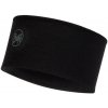 Buff Midweight Merino Wool Headband - Solid Black