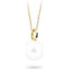 Cutie Jewellery Zlatý prívesok s perlou Z3029Z Biela