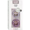 Bibs Colour symetrické cumlíky kaučuk 2 ks Fossil Grey / Mauve
