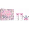 Versace Bright Crystal EDT 50 ml + sprchový gél 50 ml + telové mlieko 50 ml darčeková sada