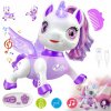 RC ROBOT JEDNOROŽEC HRAČKA PRE DIEVČATÁ TANCUJÚCI CHODIACI S HUDBOU, DARČEKY