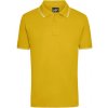 James&Nicholson Pánska polokošeľa JN986 Sun Yellow L