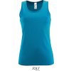 SOL's Collection Tílko Sporty TT Women, sportovní, bez rukávu, dámské COT25211702202-aqua M Aqua