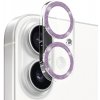 NORTHJO tvrdené sklo s trblietavými rámčekmi na ochranu šošoviek fotoaparátu pre iPhone 17 - fialové - možnosť vrátiť tovar ZADARMO do 30tich dní