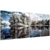 Zimná krajina - obrazy (Obraz 160x80cm)