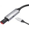 PremiumCord ku3rep10al USB 3.2. repeater a prodlužovací, Male-Female, 5Gbp, 10m, stříbrný