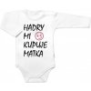 Body dlhý rukáv Handry mi kupuje matka Baby Nellys biele