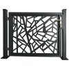 Dekoratívna jednokrídlová bránka Amsterdam k prip. hmožd. antracit 100 x 120 cm