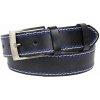 Penny Belts Pánsky kožený opasok 234-2MB čierny