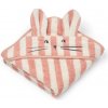 LIEWOOD Detská osuška s kapucňou Albert Coral Blush