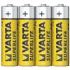 VARTA Varta 2006 - 4 ks Zinkouhlíková batéria SUPERLIFE AA 1,5V VA0023 + záruka 3 roky zadarmo + záruka 3 roky zadarmo
