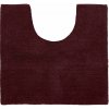 Vínovočervená kúpeľňová predložka 50x45 cm Riva - Tiseco Home Studio
