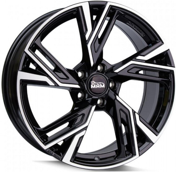 MAM RS5 8x18 5x114,3 ET30 black polished