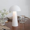 Markslöjd Stolová lampa na batérie Fungi do exteriéru, biela - 108656