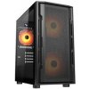 COUGAR PC skříň UNIFACE RGB Black Mini Tower Mesh Front Panel 2x 140mm RGB Fan + 1x 120mm RGB Fan TG Left Panel