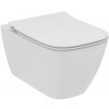 Ideal Standard i.life B - Závesné WC, RimLS+ + sedátko ultra ploché Soft Close, biela