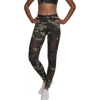 Urban Classics dámské maskáčové legíny Ladies Camo Tech Mesh leggings duskrose camo