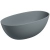 Omnires Shell M+ voľne stojaca vaňa 148x75 cm oválne SHELL148WWAG