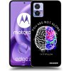 Picasee silikónový prehľadný obal pre Motorola Edge 30 Neo - Brain - White