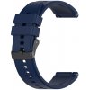 Techsuit - Watchband 20mm (W026) remienok pre Samsung Galaxy Watch 4 / 5 / Active 2, Huawei Watch GT 3 (42 mm) / GT 3 Pro (43 mm) – tmavomodrý