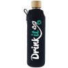 Drink it Sklenená s neoprénovým obalom Klasik 350ml