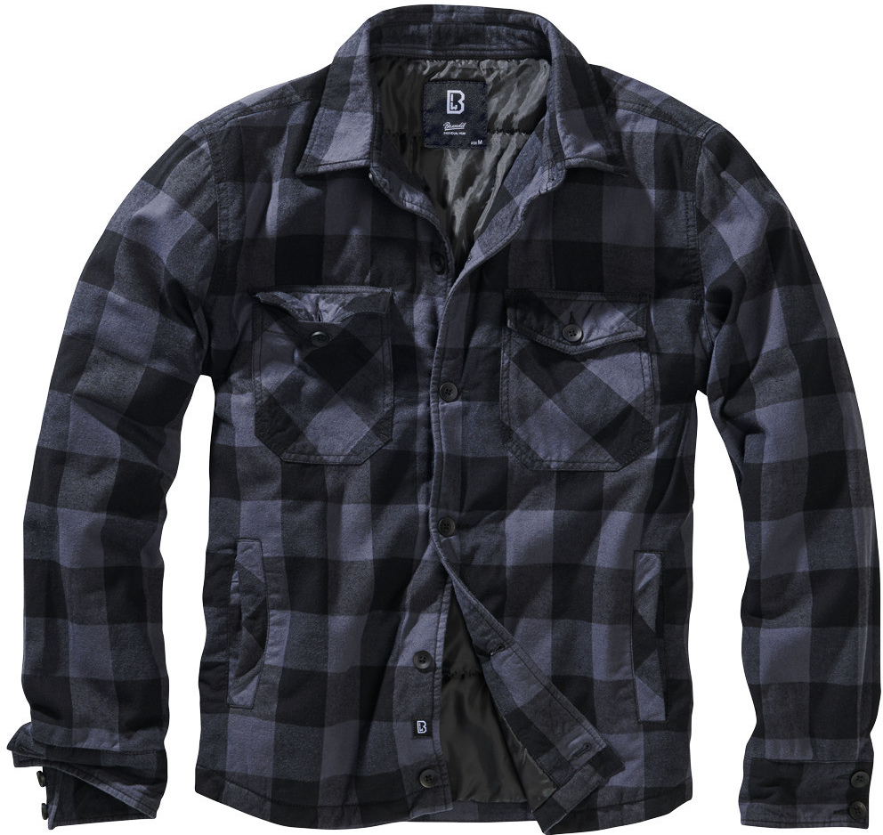 Brandit Lumberjacket black/grey