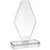 Sklenená plaketa GS104 -od 18,5 cm, 3 veľkosti Výpredaj - 18.5 cm