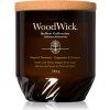 Woodwick Ginger & Turmeric vonná sviečka s dreveným knotom 184 g