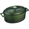 LAVA Metal Hrnec litinový oválný zelený obsah 4,8 l 29 cm LVOTC29K2G