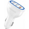 Dudao R7S autonabíjačka 3x USB QC 3.0 2.4A 18W, biela (R7S white)