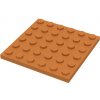 3958 Medium Nougat Plate 6 x 6 (Střední nugátová deska 6 x 6)