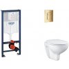Grohe Rapid SL - Set predstenovej inštalácie, klozetu, dosky SoftClose a tlačidla Skate Cosmopolitan, Cool Sunrise SANI11BB4122